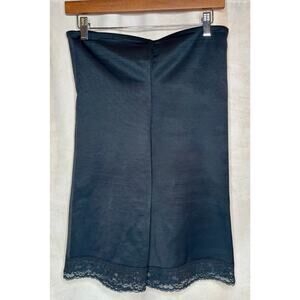 BodySlimmers Nancy Ganz Shapewear Shorts XL Black Lace Hem High Waist